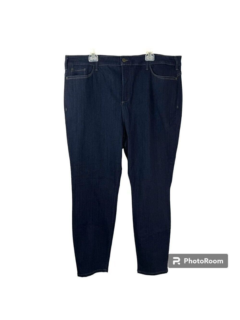 NYDJ Women's Skinny Jeans - Dark Blue EUC